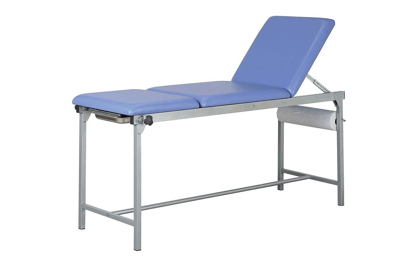 Divan d’examen médical Exam gyneco largeur 60 cm avec dossier réglable - France Bureau